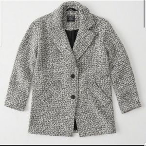 Abercrombie & Fitch Tweed Peacoat